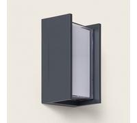 Aplique de Pared Exterior LED 12W Aluminio CCT Seleccionable Doble Difusor
