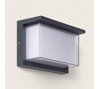 Aplique de Pared Exterior LED 12W Aluminio CCT Seleccionable Doble Difusor