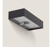 Aplique de Pared Exterior LED 6W Karl Solar Negro - 4000k- IP 65