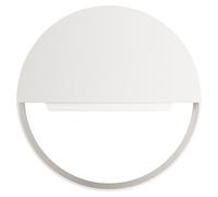 Aplique de pared exterior LED Clos Wall 8 120, 8 W, con interruptor, temperatura de color 3000 K/4000 K/5000 K, blanco mate - Iluminación escalonada Beneito & Faure