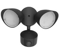 Aplique de pared exterior LED con sensor DRACO, color , 19W, luz blanca fría, 1200lm, aluminio, dimensiones: 19,1x23,4x16,3 cm, IP44, marca Lutec