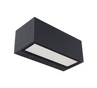 Aplique de pared exterior LED LUTEC, de una sola luz, fabricado en aluminio fundido