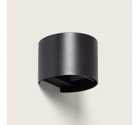 Aplique de Pared Exterior LED Regulable 6W Iluminación Doble Cara Eros Curvy