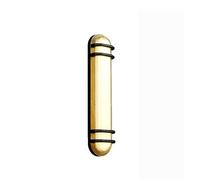 Aplique de Pared Exterior Moderno de Aluminio, Farol de Pared Exterior Dorado, Luminaria Led Impermeable de 40 W para Montaje en Pared, Aplique de Pared de Doble Capa, Lámpara de Pared Ovalada para Po