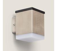 Aplique de Pared Exterior Solar LED de Acero Inoxidable Jafaro
