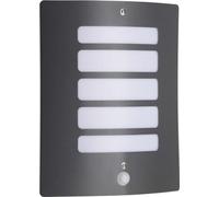 Aplique de pared exterior TODD BRILLIANT, color antracita, metal/plástico, IP44, casquillo E27, 60W