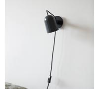 Aplique de pared HAY Noc Wall, gris oscuro, metal, enchufe, E14