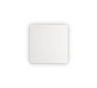 Aplique de pared Ideal Lux 195728 COVER AP1 SQUARE SMALL, color blanco, 1xLED, 9W, 943 lúmenes, 3000K, luz blanca