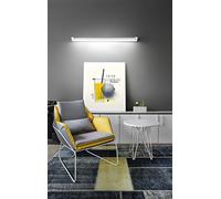 Aplique de pared LED ajustable e inclinable de Perenz, 35 W, 3200 lúmenes, 100 cm, temperatura de color ajustable, blanco