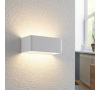Aplique de pared LED Arcchio Karam, 20 cm, blanco, metal, arriba/abajo