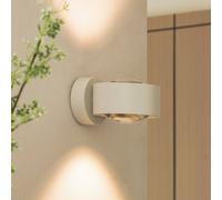 Aplique de pared LED Arcchio, Linse, arriba/abajo, blanco, metal