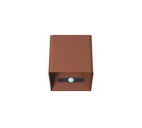 Aplique de pared LED Beneito Faure Lek Sensor con sensor de movimiento, 6 W, 3000 K, carga USB-C, IP54 - Aplique de pared Corten - Beneito & Faure