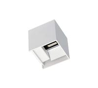 Aplique de pared LED blanco IP54 6,8W con aletas orientables 3000k - Beneito & Faure