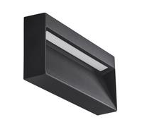 Aplique de pared LED de 6W, IP54, modelo CASORIA SLIM, color gris oscuro (DGR), referencia AZ4368, marca Azzardo