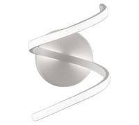 Aplique de pared LED en espiral, fabricado en metal, 18W, modelo 6395 B, Perenz, 3000K