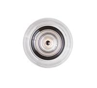 Aplique de pared LED LOOM DESIGN Glow, negro/transparente Ø 16 cm acrílico