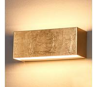 Lindby Bombillas LED aplique de pared interior en oro, lámpara