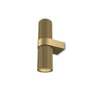 Aplique de pared Maytoni Dynamics, lámpara de pared con 2 bombillas GU10, acabado dorado mate