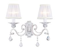 Aplique de pared Maytoni Grace, blanco, 2 luces