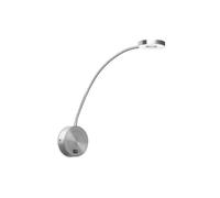 Aplique de pared metal color niquel serie llit 3cm