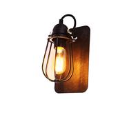 APLIQUE DE PARED METALICO VINTAGE E27 60W COLOR NEGRO 15x22cm EDM