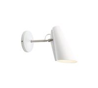 Aplique de pared Northern Birdy Short, blanco/acero