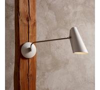 Aplique de pared Northern Birdy Swing, blanco/acero