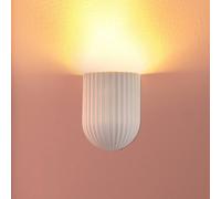 Aplique de pared OSRAM Decor Plaster Routes, blanca, yeso, GU10