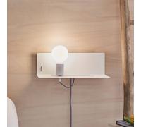Aplique de pared Paulmann Devara, blanca, 40 cm E27 Puerto USB