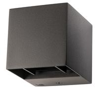 Aplique de pared SGL ARTES Mini, diseño gráfico, modelo 641744, 8W, 380 lúmenes, 3000K, regulable, IP44, 86x100mm