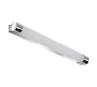 Aplique de pared y techo LED Briloner, modelo espejo, cromo, 59,2 cm, IP44, 10W, 1200 lúmenes, luz blanca neutra (4000K)