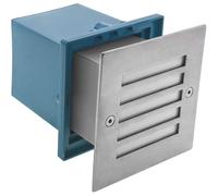 Aplique empotrable avatar cuadrado grande cortina ip54 1x1w led l.10,5