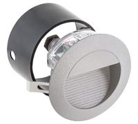Aplique empotrable bonzo redondo ip65 1x1,2w led 70lm 7000k an.6,5xd.1