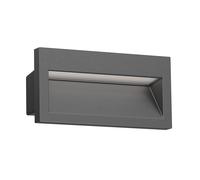 Aplique empotrable LED NOLA downlight para exterior IP54 antracita mate 140 x