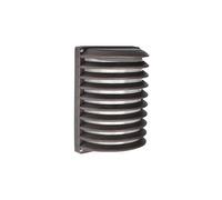 Fabrilamp Aplique exterior Achernar Aluminio y cristal 1xE27 IP44 Marrón