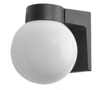 Aplique exterior aluminio procyon 1xe27 negro 18x15x18 cm ip4