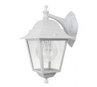 Aplique exterior aluminio spica 1xe27 blanco ip44 42x28x21,5 cm