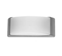 Fabrilamp Aplique exterior Azuki moderno Policarbonato IP65 1xE27 Gris