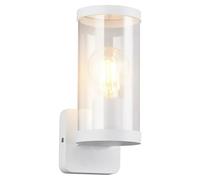 Reality Leuchten Bonito R21596131 - Lámpara de Pared Aplique para Exteriores, Iluminacion Exterior, Aluminio Fundido, Pantalla de Plástico Transparente, No Incluye 1 Bombilla E27