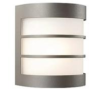Philips myGarden, aplique de pared Calgary, 60 W, casquillo E27, sin bombilla, luz exterior para pared, color antracita, vidrio, metal, IP44, ideal para terraza y jardín, clase II