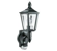 Steinel Aplique de pared L 15 para exterior con detector de movimiento 180° 1x60 W negro ST617813