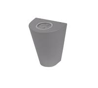 Aplique exterior ganges gris zinc 2gu10x3w 4000k 16x12,5x8,8 cm ip54