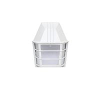 Fabrilamp Aplique exterior Abrila Lavanda Blanco – Clásico Metal/Cristal – 1xE27