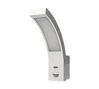 EDM Aplique exterior LED 10W 750lm 6400K IP54 6,6x18,8x25 cm con sensor de movimiento