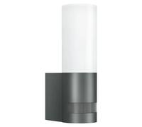 Aplique exterior LED con sensor L 605 S (11,3 W, L x An x Al: 13,1 x 7,8 x 26 cm, Antracita, Blanco cálido)