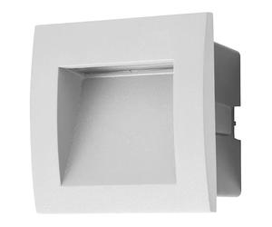 Aplique exterior LED empotrable Face (2,5 W, 9 x 9 x 6 cm, Gris, IP65)