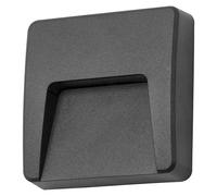 Aplique exterior LED Grove (2,6 W, 3,2 x 12 x 12 cm, Antracita, IP65)