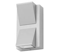 Aplique exterior LED Loyd (4,1 W, 6,2 x 7,9 x 14 cm, Gris, IP55, 2 ud.)