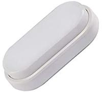 Aplique exterior led oval18w ip44 4000k 23x10,5x5,7cm luz dia edm