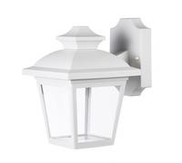 Aplique exterior maca 1xe27 blanco ip44 policarbonato 24,5x17x22,3 cm